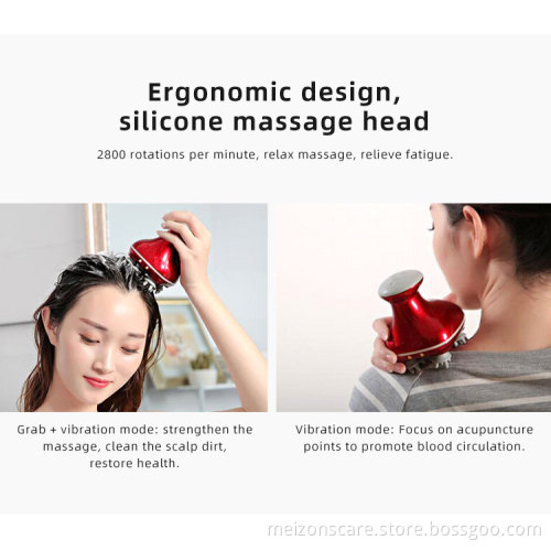 4 Heads Electric Head Massager Device